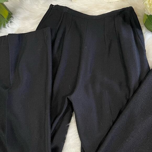 NEW St. John Wool Knit Tailored Classic Longline Suit Jacket Wide Leg Trousers 2 - Picture 14 of 16